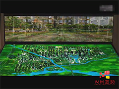 盤錦遼河新城聲光電數字沙盤