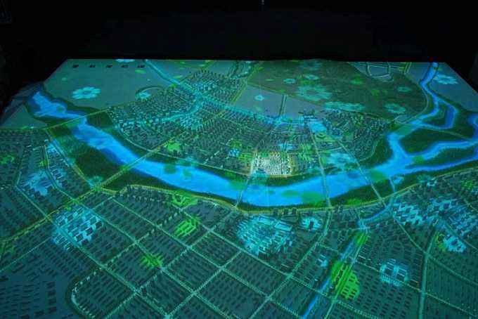 投影數(shù)字沙盤1