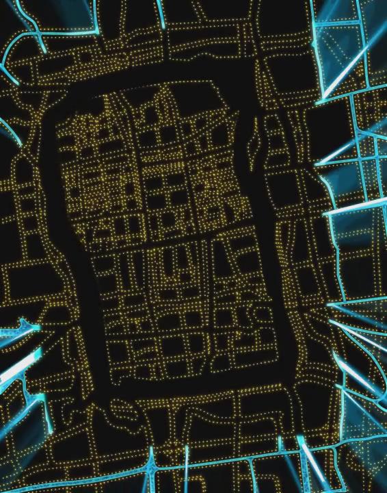 光影數字沙盤展示蘇州城墻